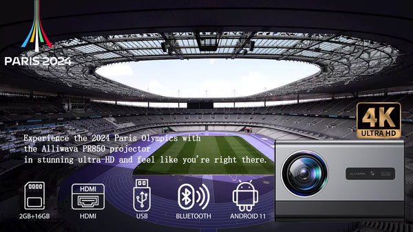 Want to watch the 2024 Paris Olympics live with a projector at home?