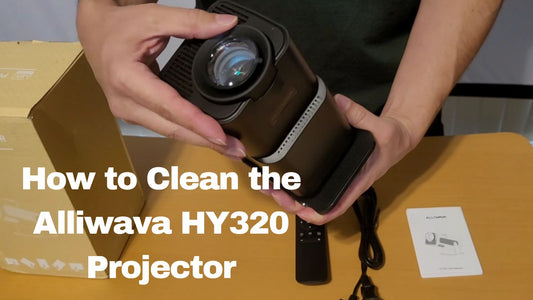 how to clean the alliwava HY320 Projector